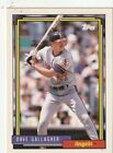 Free Shipping-Mint-1992 Topps Dave Gallagher #552 Angels Plus Bonus Cards
