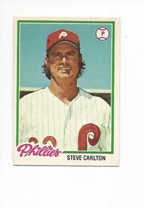 STEVE CARLTON 1978 OPC Baseball card #170 Philadelphia Phillies NR MT