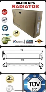 Premium Radiator For SKODA FABIA 5J NJ 1.2TSI 1.2TDI 1.4TDI 1.6TDI 2007-On - Picture 1 of 4