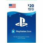 Sony US Playstation Network Playstation Store PSN USD 20 Dollar Code PS5 PS4