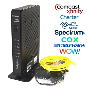 NETGEAR C6300BD AC1900 DOCSIS 3.0 Cable Modem WiFi Router Xfinity Comcast COX  - Picture 1 of 3