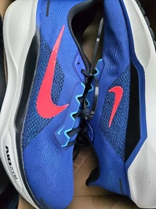 NEW MENS NIKE AIR ZOOM PEGASUS 41 BLUE HOT RED SZ 12 FD2722 401 - Picture 1 of 5