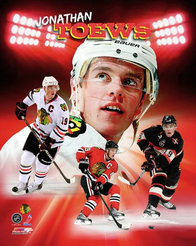 Jonathan Toews PORTRAIT PLUS Chicago Blackhawks NHL 16x20 Premium POSTER Print Cover