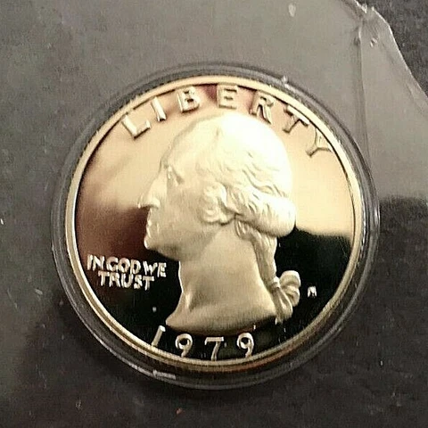 1979  S Washington Quarter  TYPE 1 PROOF Cover
