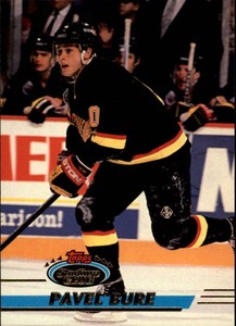1993-94 Stadium Club Canucks Hockey Card #480 Pavel Bure