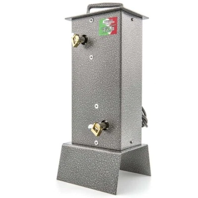 GIEMME SPOLETO Girarrosto per barbecue Girarrosto elettrico per camino 2 spiedi fissi 6+6 kg