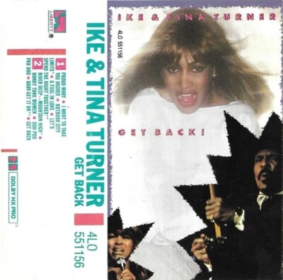 Ike & Tina Turner ‎– Get Back, Original Cassette, USA Version - Image 1 of 4