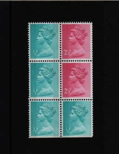  PANE X842 1/2p MACHIN ex WEDGWOOD BOOKLET  DX1  STAMP  TRIMMED U/M  - Picture 1 of 1