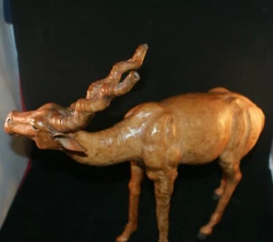 Vintage Leather 1980s African gazelle - Picture 1 of 4