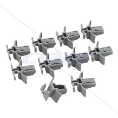 Set of 10 Grille Retainers Clips for Subaru Forester Legacy 91059FC090 Grey - Image 1 of 4