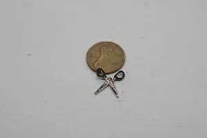 Forbici funzionanti in miniatura in scala 1:12 bambola - Foto 1 di 4