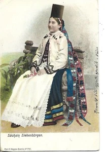 1909 ROMANIA TRANSYLVANIA SAXONY TRANSILBURGIA - Picture 1 of 2