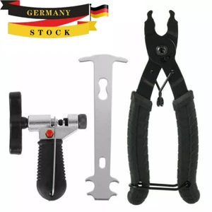 Fahrrad Reparatur Fahrrad Link Kettenschloss Set Zange Ketten Werkzeug Prüfer - Bild 1 von 7