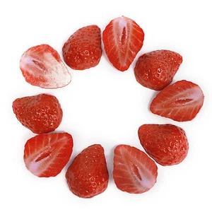 Artificial Strawberry Blocks Fake Fruit Decorations for Home Parties Tables a... - Picture 1 of 7