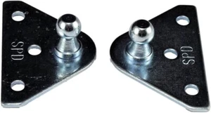 JR Products BR-1020 10mm Flat Gas Spring Mounting Bracket - Picture 1 of 1