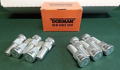 Jeep CJ5, CJ7, Scrambler front WHEEL LUG STUDS BOLTS  Dorman 610-273 ( 10 pack) Foto 1 de 4
