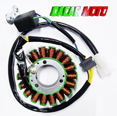 Stator Avec Pick-Up, 12 V 18 Poli Ø91.8 Kymco People 250 A Carburateur - Photo 1/4