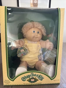 Rare Vintage 1983 Cabbage Patch Tyrone Wilson New 3900 Light Pink Yellow Top New - Picture 1 of 24
