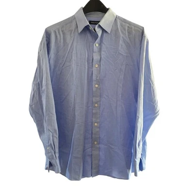 Nautica Mens Dress Shirt Blue Striped Long Sleeve Button Up Collared 16.5 - Image 1 of 4
