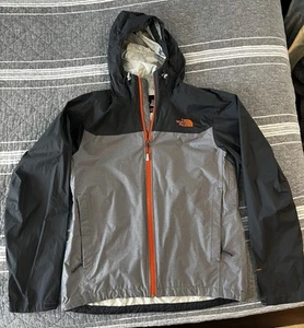 The North Face Gray Rain Coat Jacket Mens Size MEDIUM - Picture 1 of 5