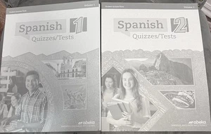 Abeka Spanish 1 and 2, Quizzes /Tests Student Edition, Volume 1 - Picture 1 of 1