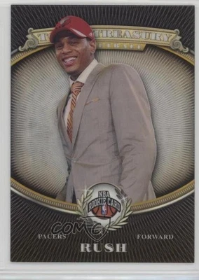 2008-09 Topps Treasury Gold Refractor/50 Brandon Rush #112 Rookie RC Foto 1 de 2
