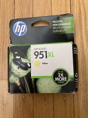 OEM HP 951XL Yellow Ink Cartridge EXP 12/2014 Brand New SEALED - Image 1 of 2