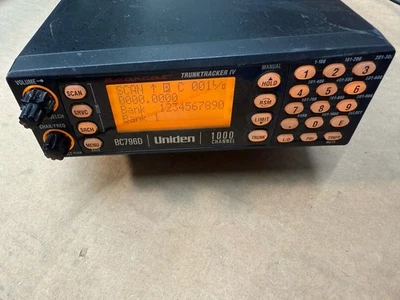 Scanner-Uniden Bearcat BC796D, 1000 Channel Trunktracker IV USED - Image 1 of 4