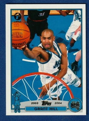 GRANT HILL 2003-04 Topps First Edition #33 Orlando Magic Parallel Card NBA 1st! - Image 1 of 2