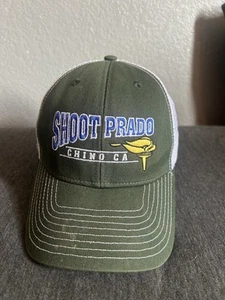 Prado Olympic Shooting Park Hat Cap Chino CA Green OSFM Adjustable Ships free - Picture 1 of 11