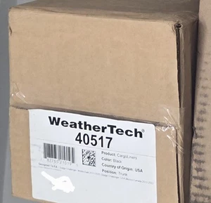 WeatherTech Cargo Trunk Liner for 2011-2023 Dodge Challenger - Black - Picture 1 of 1