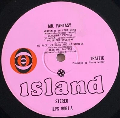 TRAFFIC - MR FANTASY  1967 -STEREO - **1ST PRESS** - Image 1 of 4