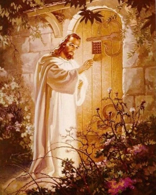 Warner Sallman Christ at Heart's Door 8" x10" Ready to frame! A Quality Photo!