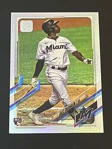 2021 Topps Series 2 Jazz Chisholm RC #538 Rainbow Foil Parallel Miami Marlins