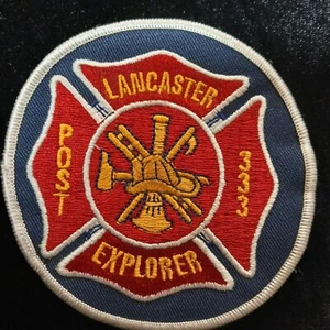 Feuerwehr Aufnäher Lancaster Explorer Post 333 - Bild 1 von 3
