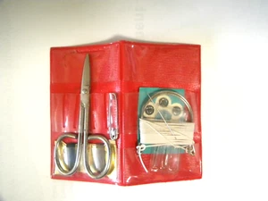 Vintage Red Travel Sewing Kit - Picture 1 of 3