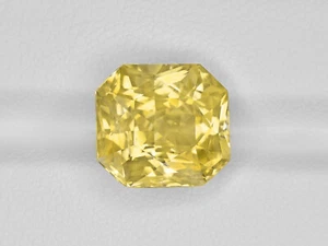 GRS Certified SRI LANKA Yellow Sapphire 8.58 Cts Natural Untreated Octagonal - Picture 1 of 10