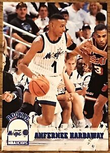 Anfernee Hardaway 1993-94 NBA Hoops Rookie Card #380 Orlando Magic RC Free Ship