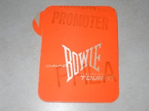 DAVID BOWIE-SERIOUS MOONLIGHT TOUR 1983-BACKSTAGE PROMOTER PASS JULY 20 3rd DAY - Picture 1 of 2