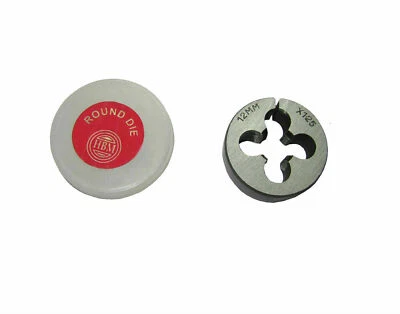 12MM x 1.25 DIE METRIC M12 X 1.25 SPLIT THREADING DIE RDGTOOLS - Image 1 of 2