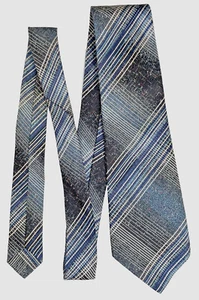 Vintage check tie 1960s made in Ireland for Canda washable polyester - Picture 1 of 3