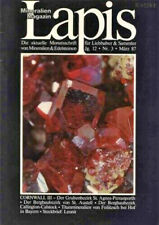 Mineralien Lapis Heft 3 Mä 1987 CORNWALL St Agnes Callington-Calstock St Austell