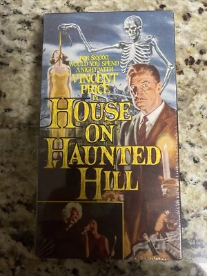 NEW Vincent Price House on Haunted Hill VHS 1990 Good Times Video FACTORY SEALED - Image 1 of 4