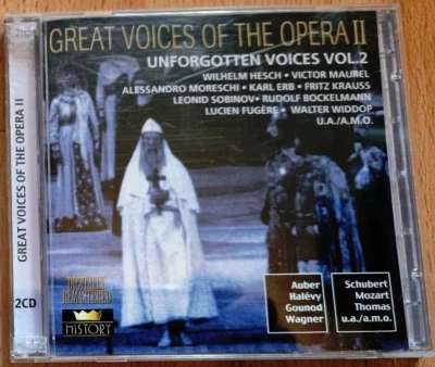 Great Voices Of Opera II, Unforgotten Voices Vol.2 Maurel Sobinow Sibiriakow Erb - Bild 1 von 3