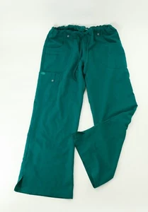 Dickies Scrub Pants Womens Petite Green Drawstring Bottoms - Picture 1 of 8