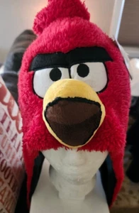 MWT-Angry Birds Peluche Peludo Lapona Sombrero Peruano con Calentadores de Manos en Bufanda - Imagen 1 de 10