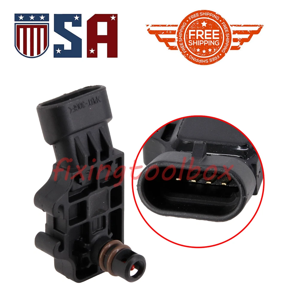 Manifold Absolute Pressure MAP Sensor 1914240656 For 2004-2005 Chevrolet Tornado Foto 1 de 4