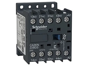 CA3KN22BD3 Schütz: 4-polig NC x2 + NO x2 24VDC 10A DIN,für Frontplatten SCHNEIDE - Picture 1 of 1