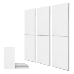 12stk Akustik Platten Schallschutz Akustikplatten Schallabsorber Akustikfliese - Bild 1 von 12