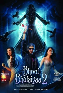Bhool Bhulaiya 2 Hindi Movie - Film DVD-English Subtitles (NTSC - All Region) - Picture 1 of 2